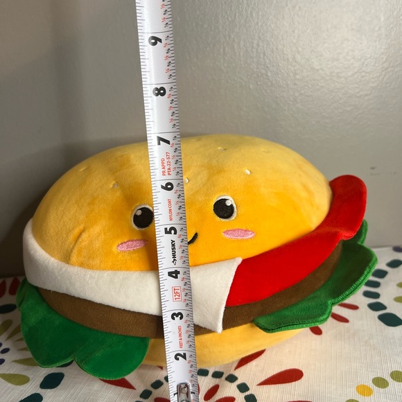 Yum Yum Smoochy Pals Soft & Squishy Burger Plush With Layers Of Softness - Picture 5 of 5